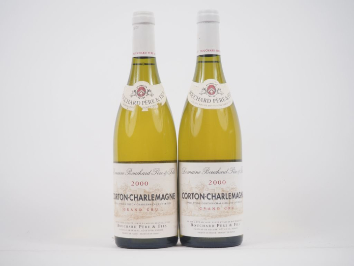 2 BOUTEILLES CORTON CHARLEMAGNE GC BOUCHARD PÈRE ET FILS - 2000 - ELA