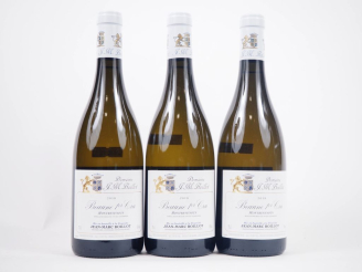 Vente aux enchères 3 BOUTEILLES BEAUNE 1er CRU "MONTREVENOTS" JEAN MARC BOILLLOT - 2018