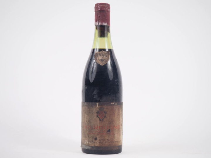 1 BOUTEILLE BOURGOGNE - 1956 - BOUCHON CHEVILLÉ ET DESCENDANT/ETS 