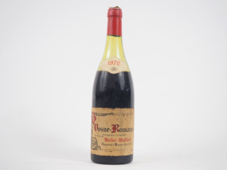 Vente aux enchères 1 BOUTEILLE VOSNE ROMANÉE DUCLOS MAILLARD - 1972 - NIVEAU BAS 