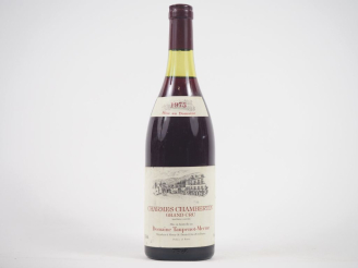 Vente aux enchères 1 BOUTEILLE CHARMES CHAMBERTIN GC DOMAINE TAUPENOT MERME - 1975 - 3 CM