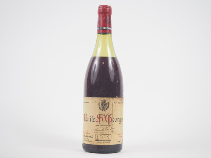1 BOUTEILLE NUITS ST GEORGES VAUCHÈR PÈRE ET FILS - 1981 - NIVEAU BAS 