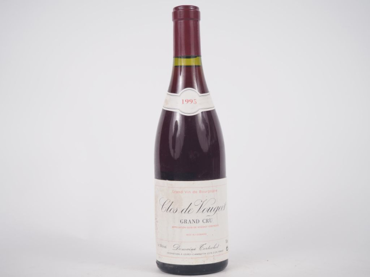 1 BOUTEILLE CLOS DE VOUGEOT GC DOMAINE TORTOCHOT - 1995 - ELT 