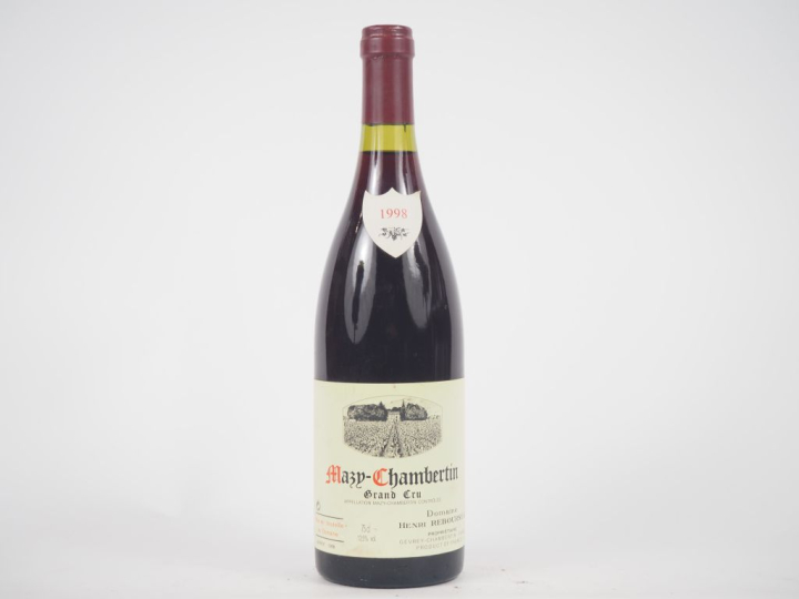 1 BOUTEILLE MAZY CHAMBERTIN GC DOMAINE HENRI REBOURSEAU - 1998 