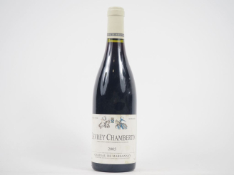 Vente aux enchères 1 BOUTEILLE GEVREY CHAMBERTIN CHÂTEAU DE MARSANNAY - 2005 