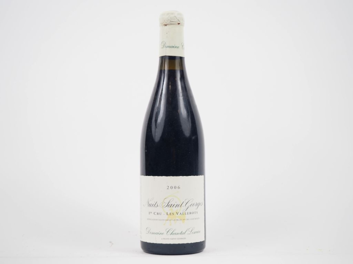 1 BOUTEILLE NUITS ST GEORGES 1er CRU "LES VALLEROTS" DOMAINE CHANTAL L
