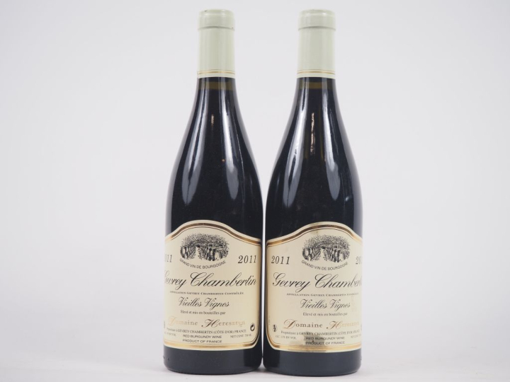 2 BOUTEILLES GEVREY CHAMBERTIN "VIEILLES VIGNES" DOMAINE HERESZTYN - 2