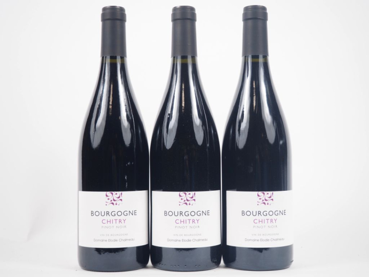 3 BOUTEILLES BOURGOGNE "CHITRY" DOMAINE ELODIE CHALMEAU - 2023