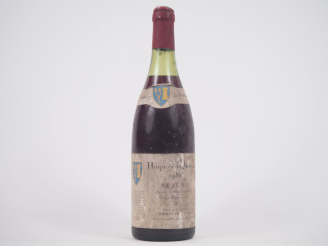 Vente aux enchères 1 BOUTEILLE BEAUNE "CUVÉE NICOLAS ROLIN" HOSPICES DE BEAUNE POULET - 1