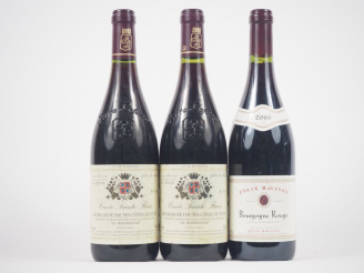 Vente aux enchères 3 BOUTEILLES 2006 : 2 BOURGOGNE HAUTES CÔTES DE NUITS "LA TRAVERSENNE"