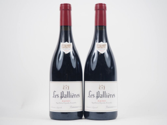 Vente aux enchères 2 BOUTEILLES GIGONDAS "LES PALLIÈRES" RACINES BRUNIER   LYNCH - 2017
