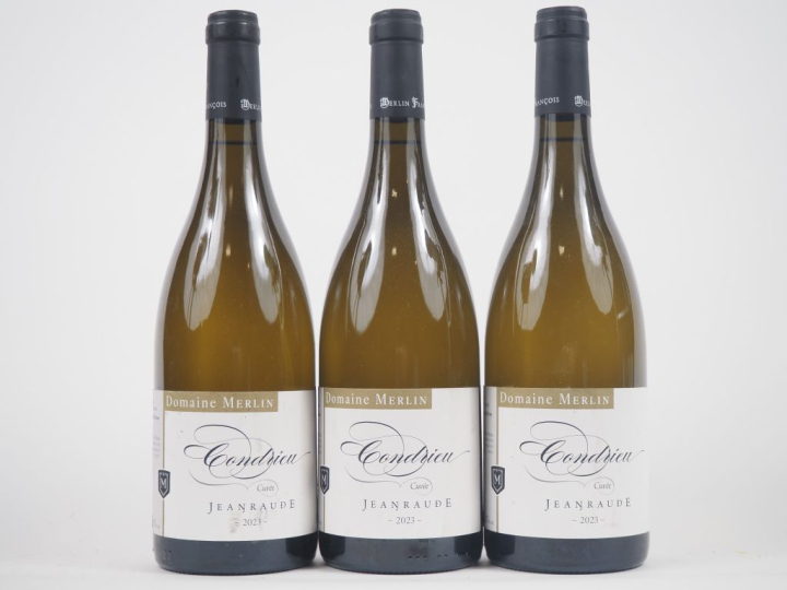 3 BOUTEILLES CONDRIEU DOMAINE MERLIN JEAN RAUDE - 2023