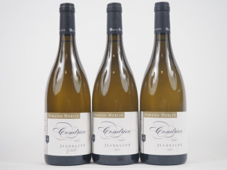 Vente aux enchères 3 BOUTEILLES CONDRIEU DOMAINE MERLIN JEAN RAUDE - 2023