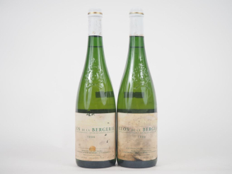 Vente aux enchères 2 BOUTEILLES SAVENNIÈRES ROCHE AUX MOINES "CLOS DE LA BERGERIE" NICOLA