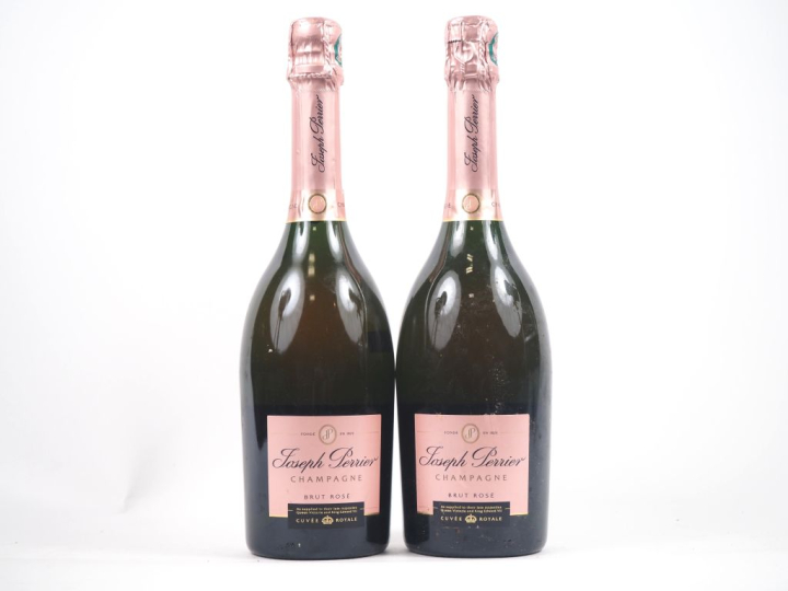 2 BOUTEILLES CHAMPAGNE ROSÉ "CUVÉE ROYALE" JOSEPH PERRIER