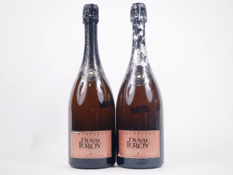 Vente aux enchères 2 BOUTEILLES CHAMPAGNE ROSÉ DUVAL LEROY 