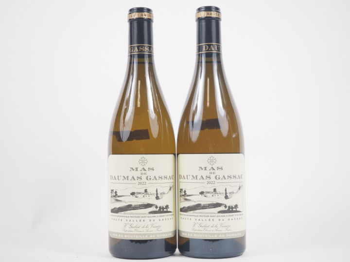 2 BOUTEILLES MAS DE DAUMAS GASSAC BLANC - 2022