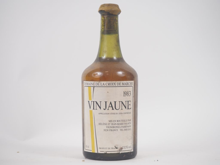 1 BOUTEILLE VIN JAUNE DOMAINE DE LA CROIX DE MARCHE - 1983 