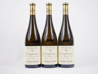 Vente aux enchères 3 BOUTEILLES GEWURZTRAMINER GC GUSTAVE LORENTZ - 2018