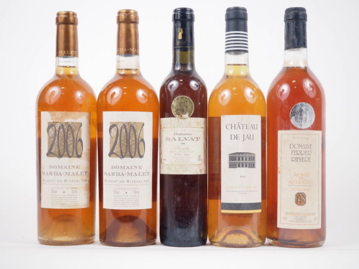 5 BOUTEILLES V.D.N. : 2 DOMAINE SARDA MALET MUSCAT DE RIVESALTES - 200