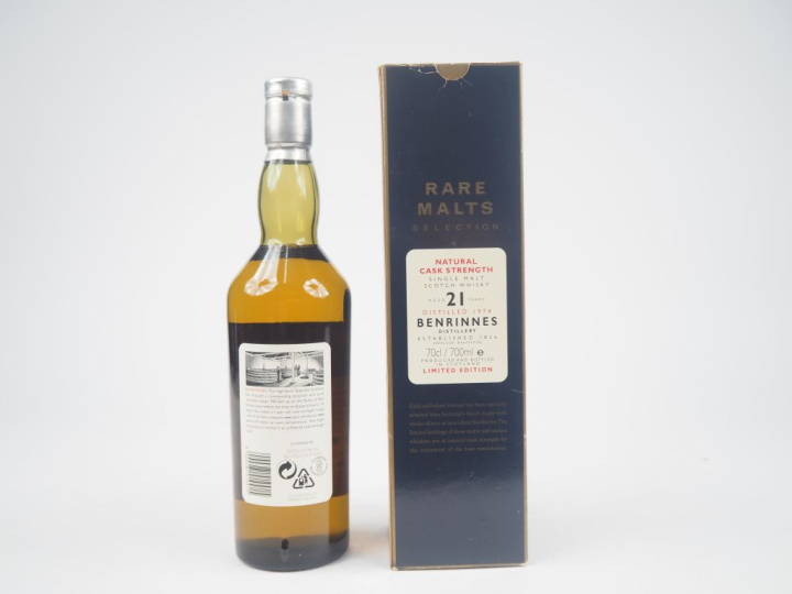 BENRINNES 21 YEARS RARE MALTS SELECTION DISTILLED : 1974 - BOTTLED : 1