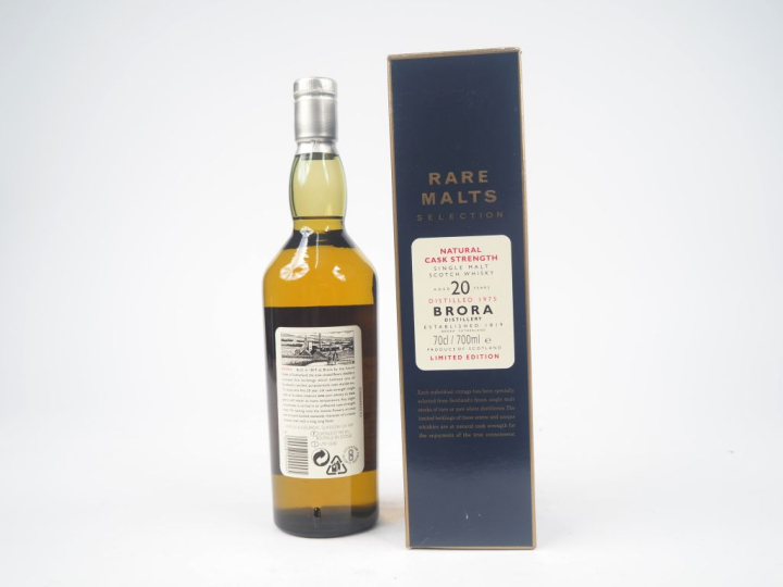 BRORA 20 YEARS RARE MALTS SELECTION DISTILLED : 1975 - BOTTLED : 1995 