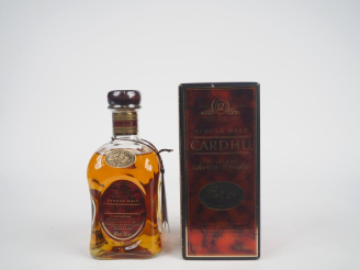 Vente aux enchères CARDHU 12 YEARS - 40 %  - NIVEAU BAS - COFFRET 