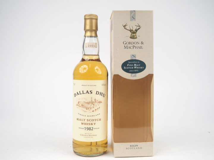 DALLAS DHU 23 YEARS GORDON   MACPHAIL DISTILLED : 1982 - BOTTLED : 200