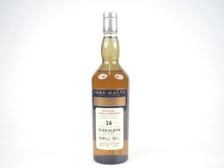 GLEN ALBYN 26 YEARS RARE MALTS SELECTION DISTILLED : 1975 - BOTTLED : 