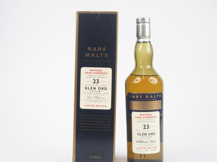 GLEN ORD 23 YEARS RARE MALTS SELECTION DISTILLED : 1974 - BOTTLED : 10