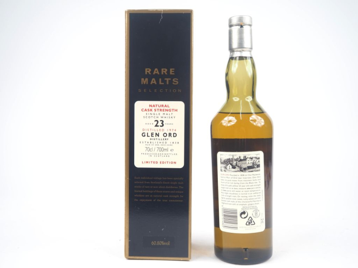 GLEN ORD 23 YEARS RARE MALTS SELECTION DISTILLED : 1974 - BOTTLED : 10