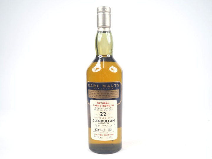 GLENDULLAN 22 YEARS RARE MALTS SELECTION DISTILLED : 1972 - BOTTLED : 