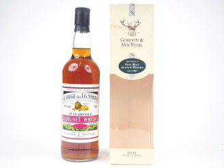 Vente aux enchères GLENLIVET 25 YEARS GORDON   MACPHAIL/GEORGE   J.G. SMITH'S - 46 %