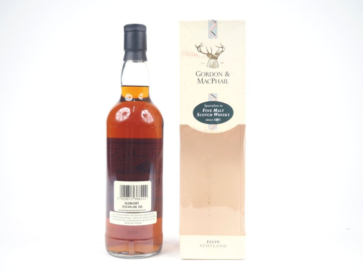 GLENLIVET 25 YEARS GORDON   MACPHAIL/GEORGE   J.G. SMITH'S - 46 %