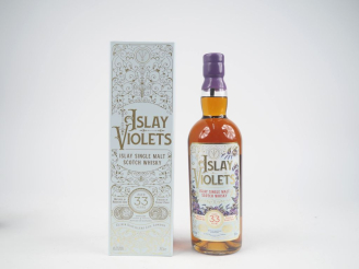 Vente aux enchères ISLAY VIOLETS 33 YEARS ELIXIR DISTILLERS - 46.2 % - COFFRET