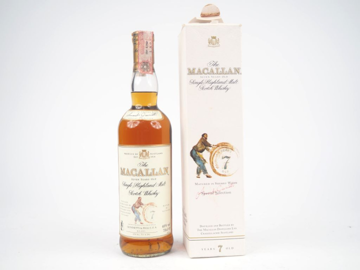 MACALLAN (THE) 7 YEARS A. GIOVINETTI - 40 % - COFFRET