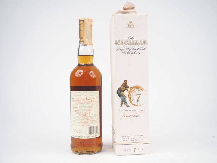 MACALLAN (THE) 7 YEARS A. GIOVINETTI - 40 % - COFFRET