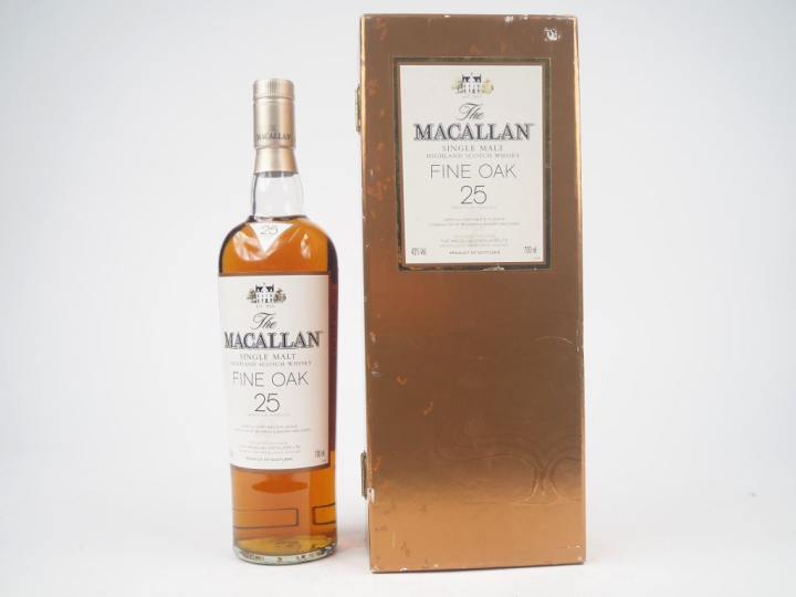MACALLAN (THE) 25 YEARS YEARS FINE AOK - 43 % - COFFRET ABIMÉ