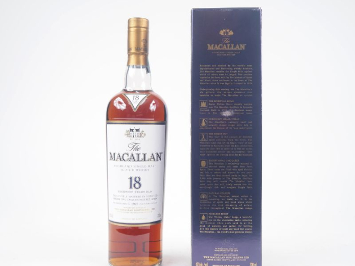 MACALLAN (THE) 18 YEARS DISTILLED : 1997 - 43 % - COFFRET 