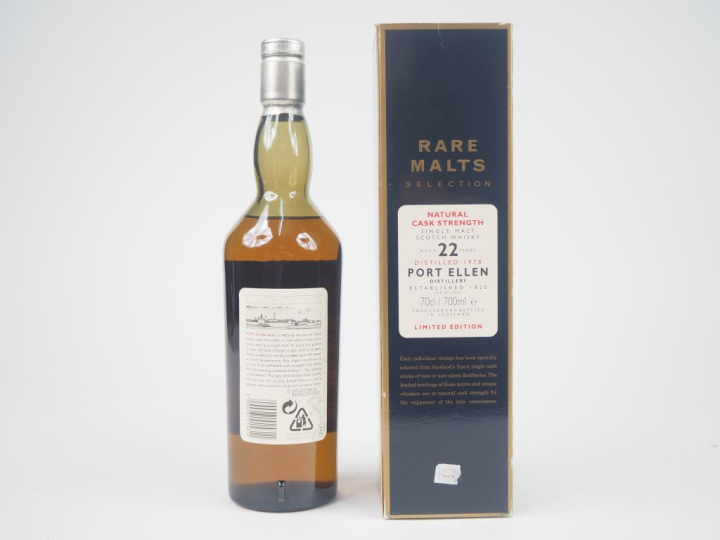 PORT ELLEN 22 YEARS RARE MALTS SELECTION DISTILLED : 1978 - BOTTLED : 