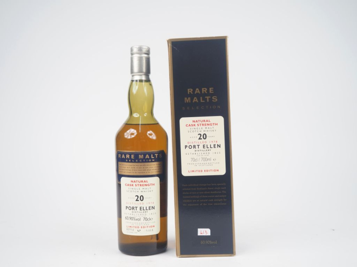 PORT ELLEN 20 YEARS RARE MALTS SELECTION DISTILLED : 1978 - BOTTLED : 