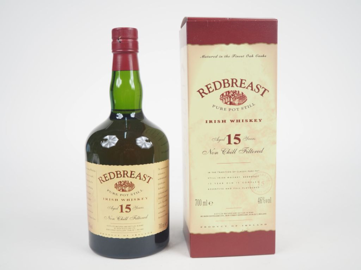 REDBREAST 15 YEARS  - 46 % - COFFRET