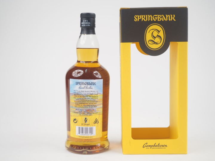 SPRINGBANK 10 YEARS LOCAL BARLEY DISTILLED : 06/2007 - BOTTLED : 11/20