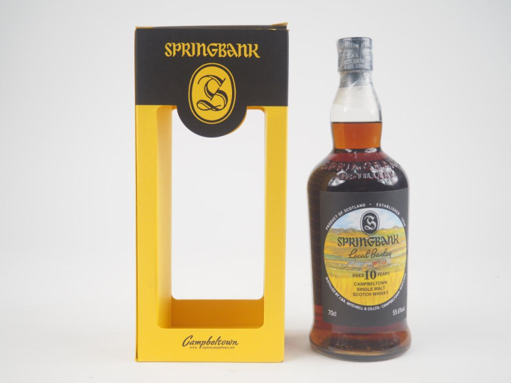 SPRINGBANK 10 YEARS LOCAL BARLEY DISTILLED : 06/2010 - BOTTLED : 03/12