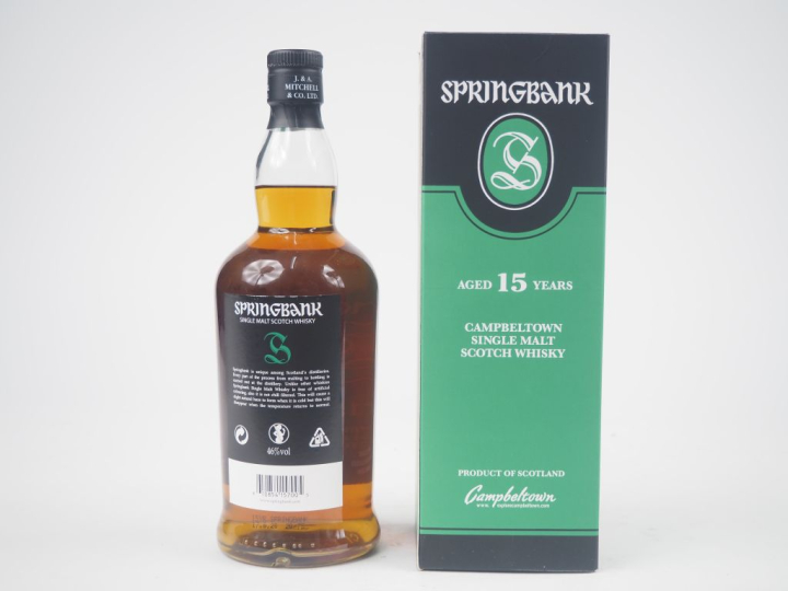 SPRINGBANK 15 YEARS BOTTLED : 17/08/2020 - 46%