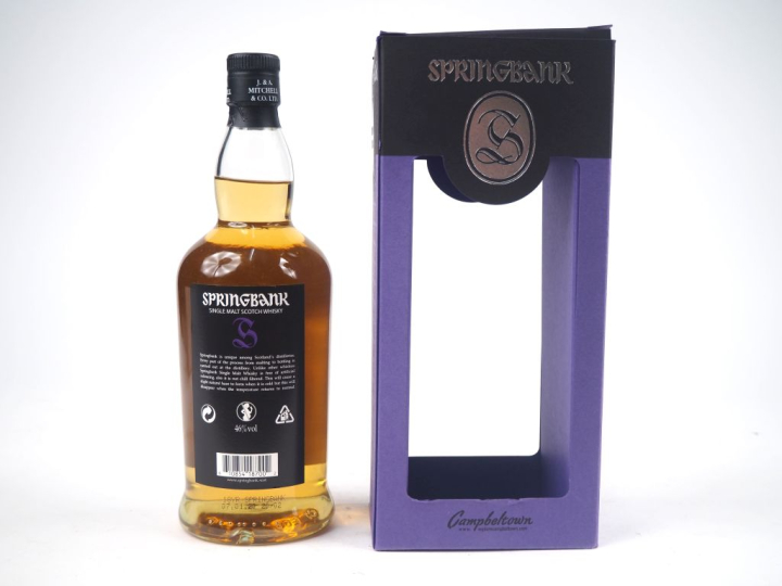 SPRINGBANK 18 YEARS BOTTLED : 07/01/2020 - 46%