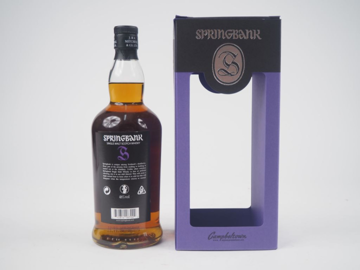 SPRINGBANK 18 YEARS BOTTLED : 23/11/2020 - 46%