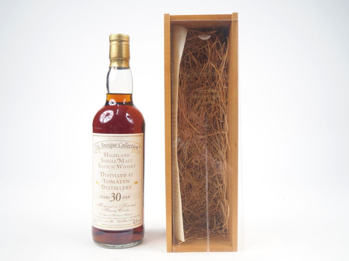 TOMATIN 30 YEARS THE ANTIQUE COLLECTION - 43 % - BOTTLE N°2334/2400 - 
