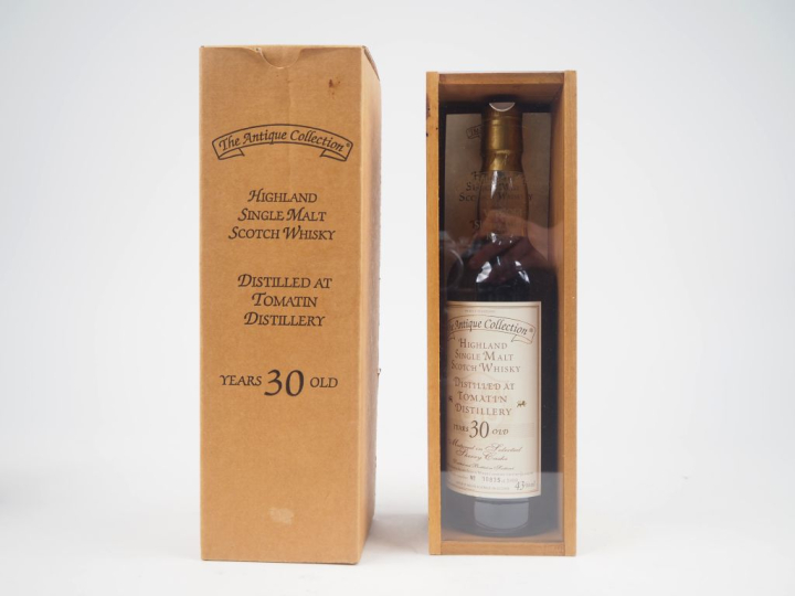 TOMATIN 30 YEARS THE ANTIQUE COLLECTION - 43 % - BOTTLE N°835/2400 - C