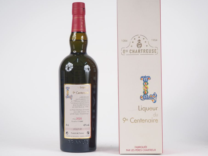 1 BOUTEILLE CHARTREUSE ÉPISCOPALE "LIQUEUR DU 9e CENTENAIRE" - 2020 - 